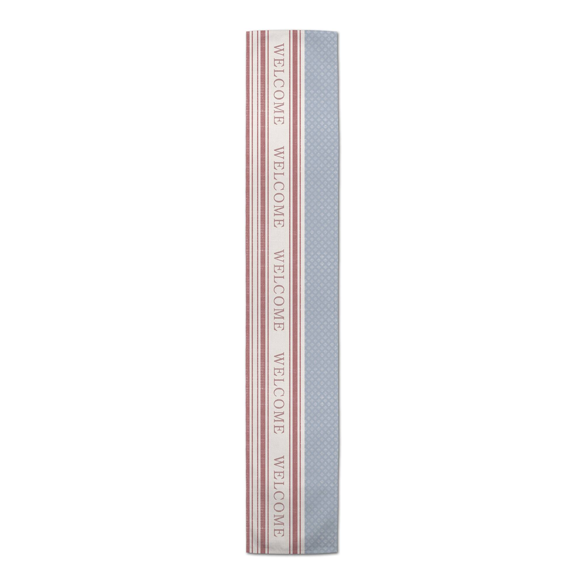 72" Welcome Flag Cotton Twill Runner